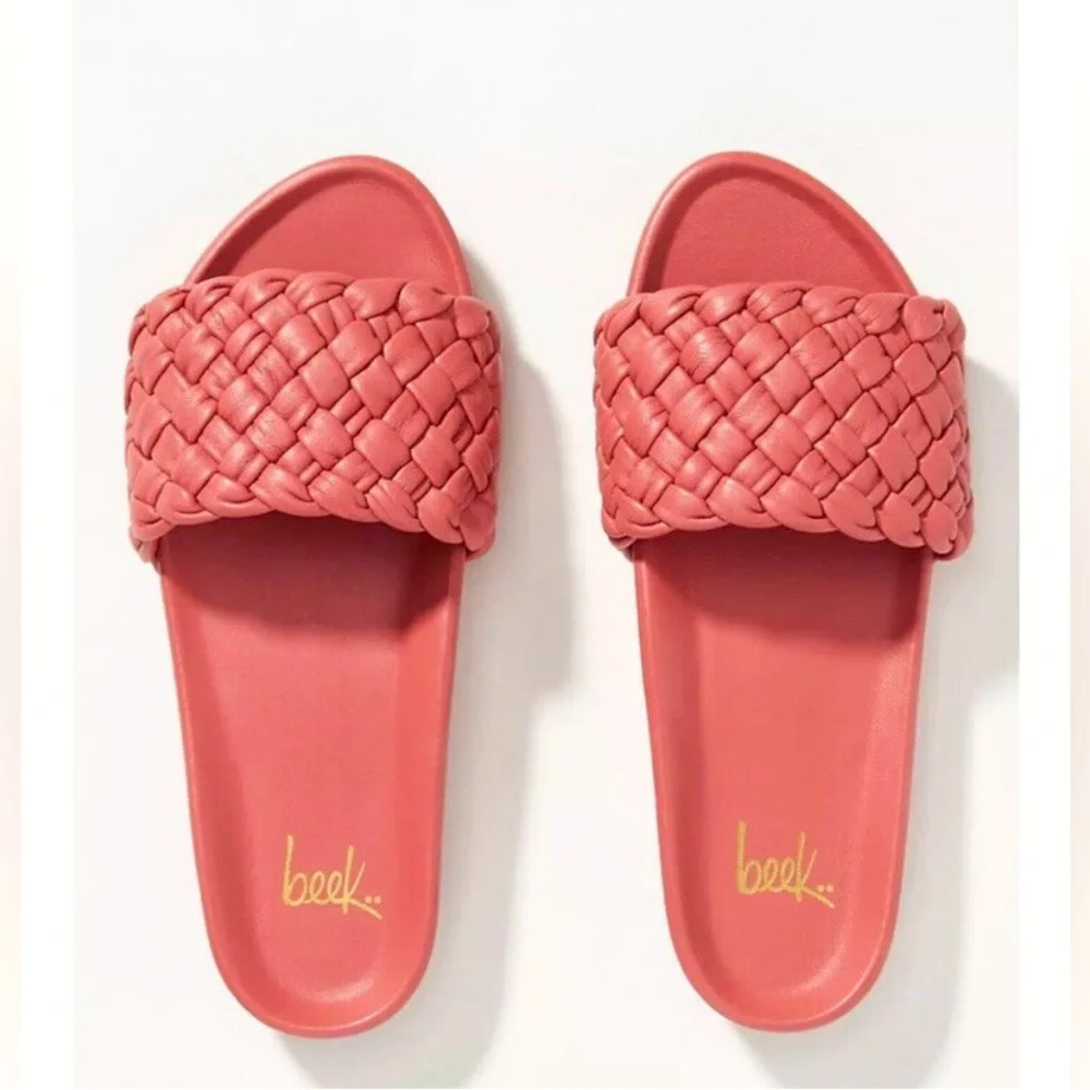 Beek triller braided slides sz 9